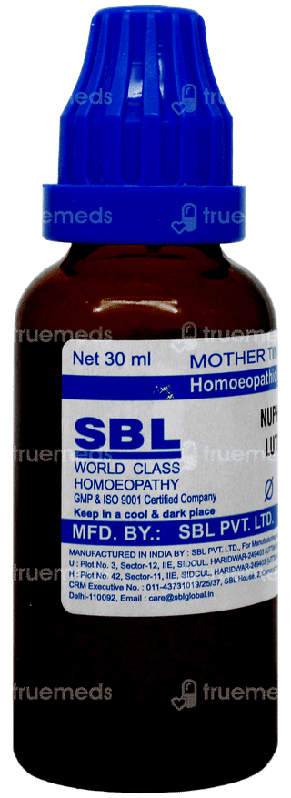 Sbl Nuphar Lutea Q Mother Tincture 30Ml